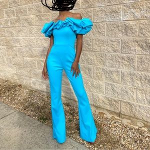 Ashley Lauren Blue PantSuit Size 2